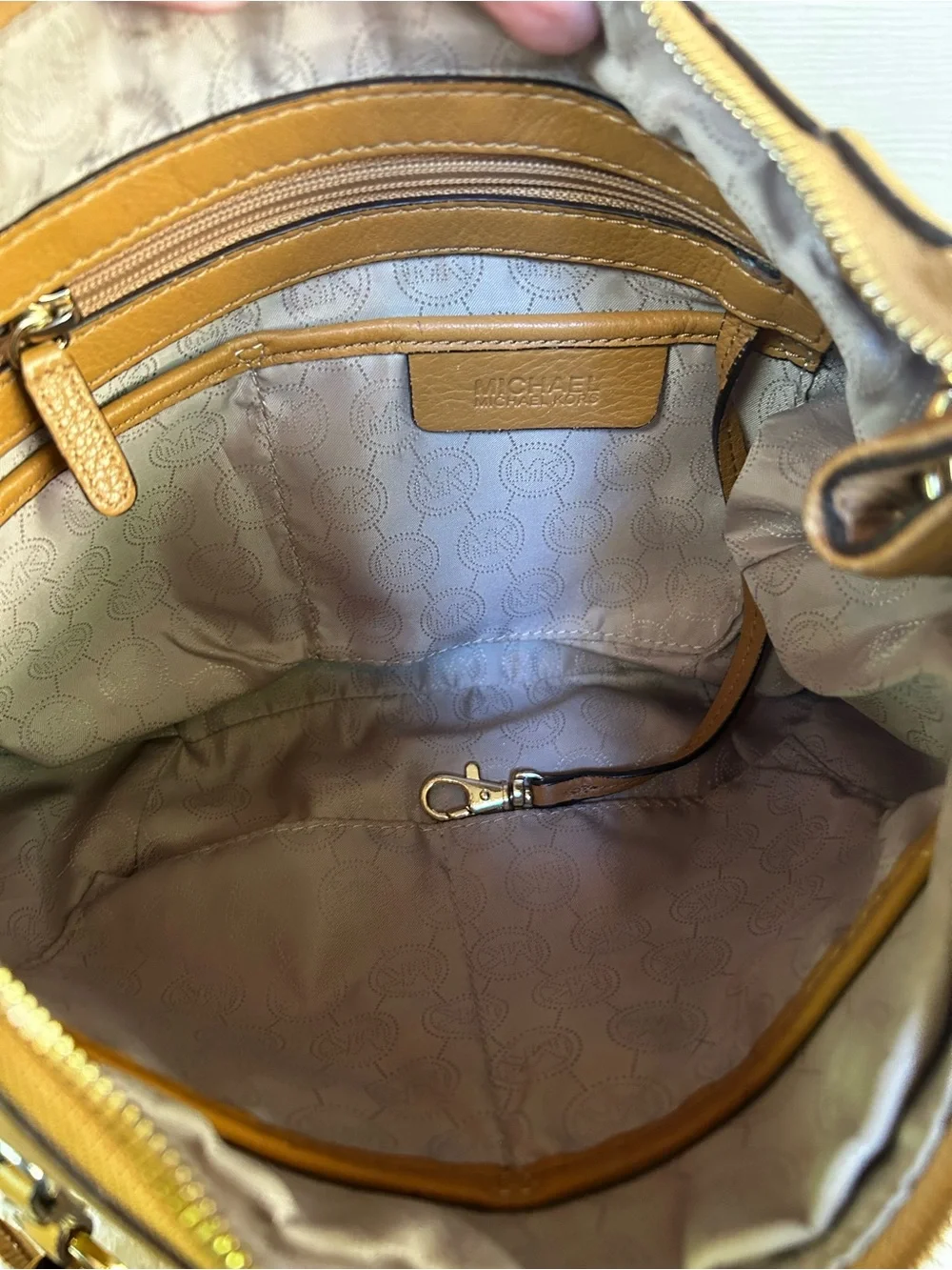 Michael Kors Leather Shoulder Hobo with Tassel - Picture 12 of 13
